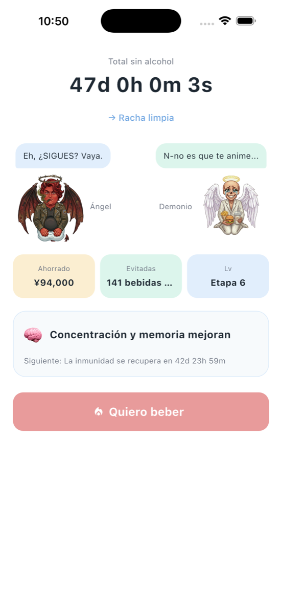 Sober Island - Character flip