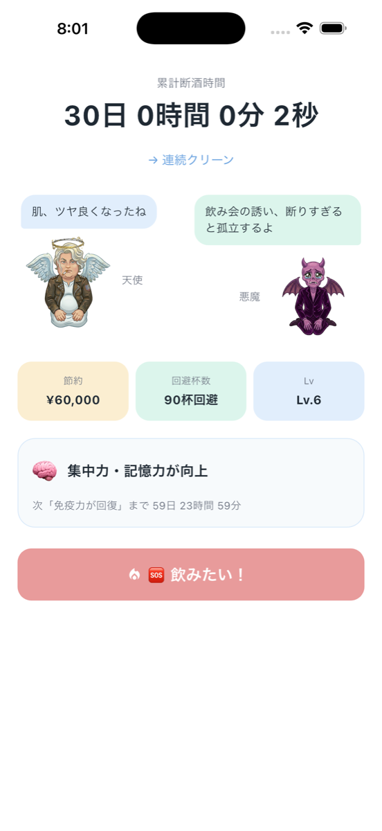 天使と悪魔の断酒 - ホーム