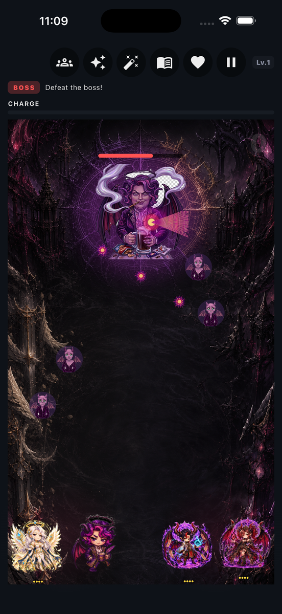 Angel Drop - Boss battle