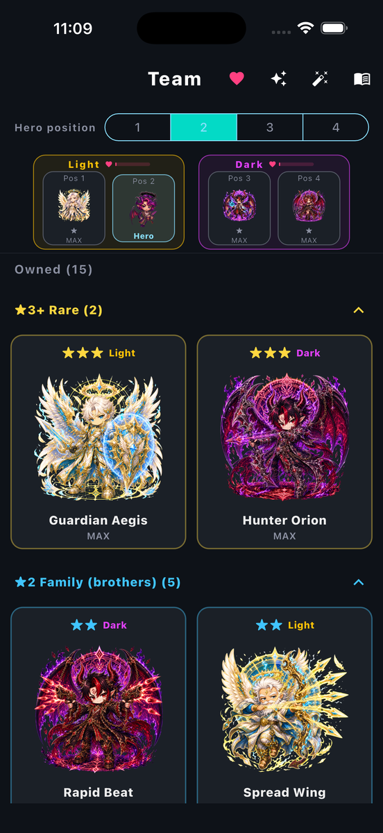 Angel Drop - Team