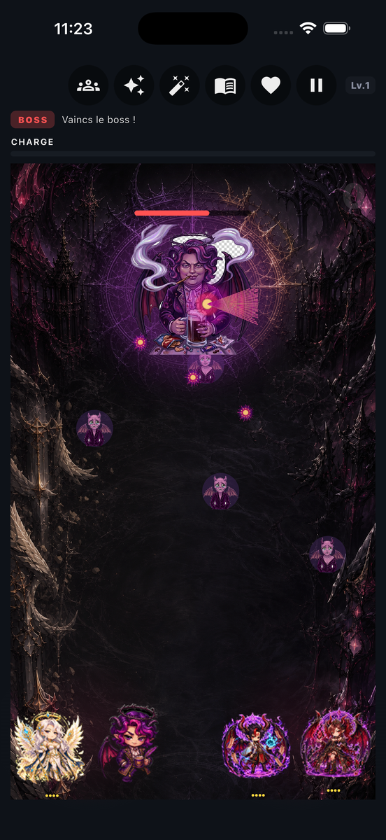 Angel Drop - Boss battle