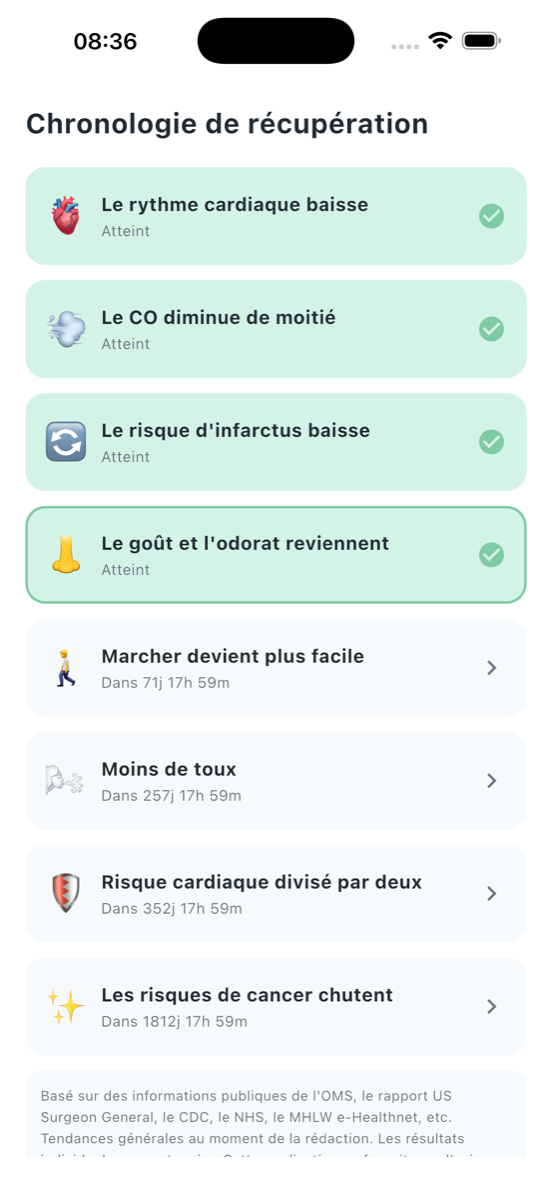 Arrêt du tabac : Ange & Diable - Recovery stage