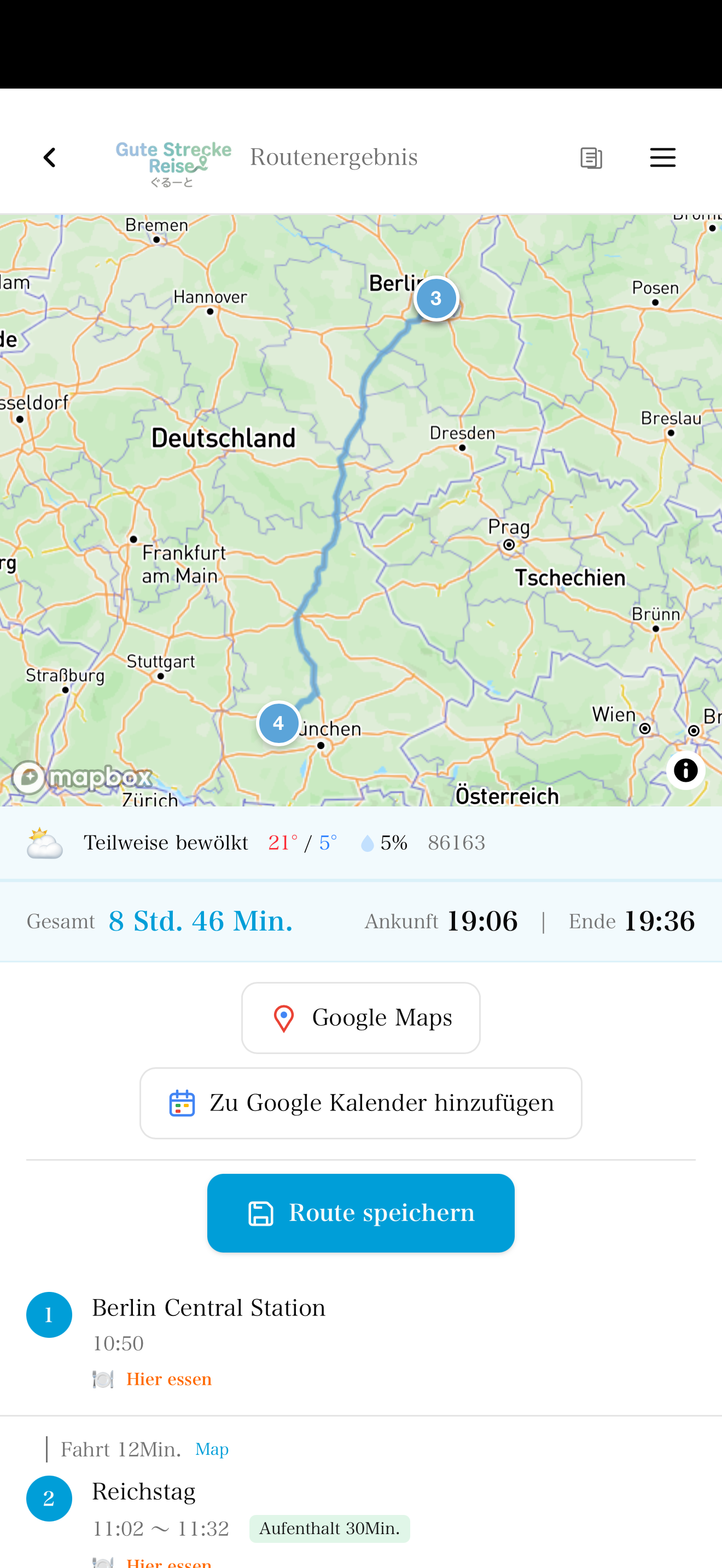 Screenshots - Ergebnis