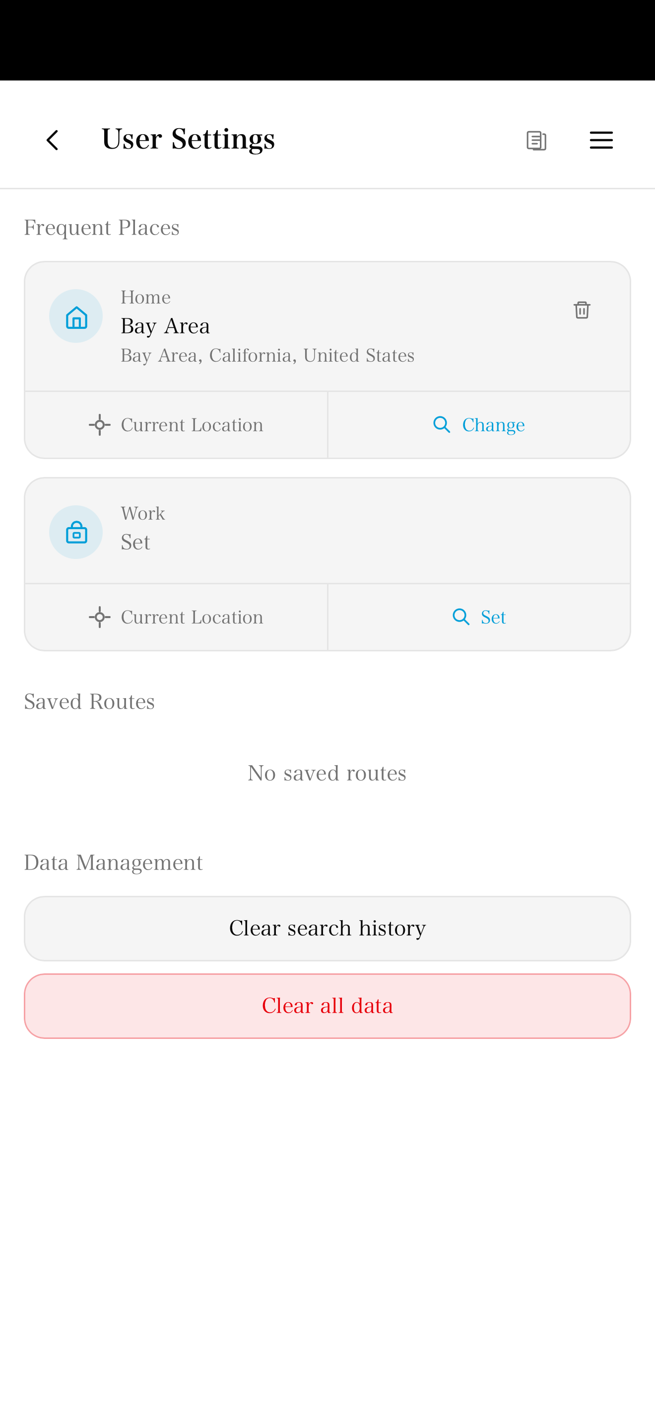 Screenshots - Settings