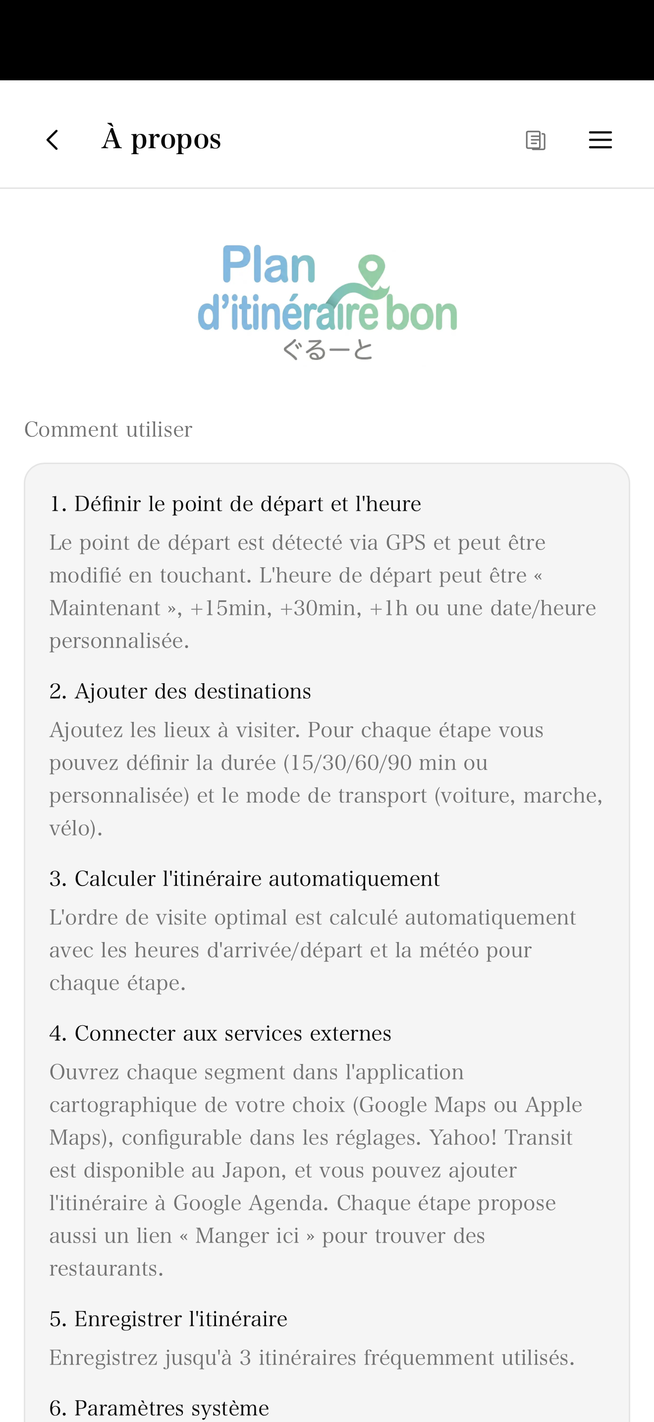 Captures d'écran - À propos