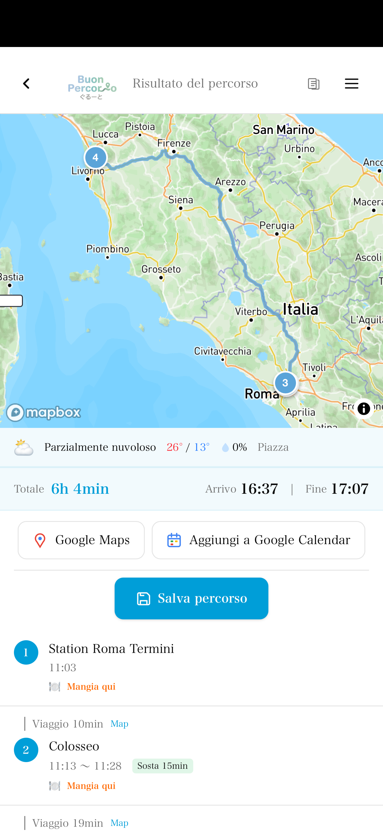 Screenshot - Risultato